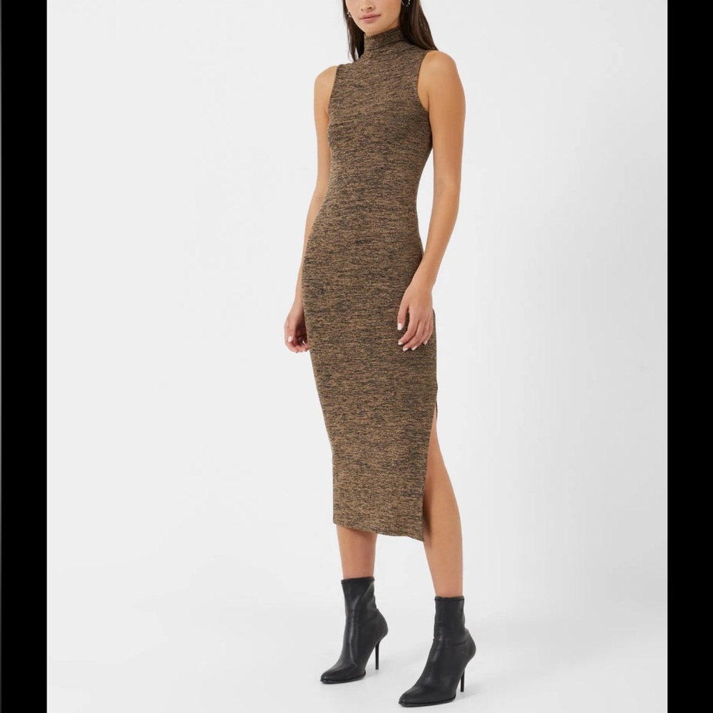 Sleeveless Brown Maxi Dress French Connection Midi
